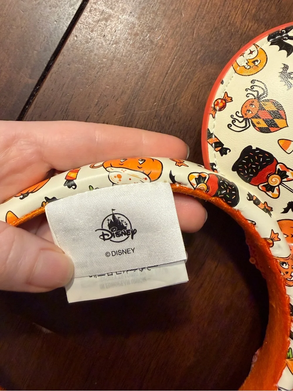 Disney Parks Halloween 2026 Minnie Ears Headband - Orange